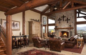 Great Room of South Fork, Colorado Residence by PrecisionCraft